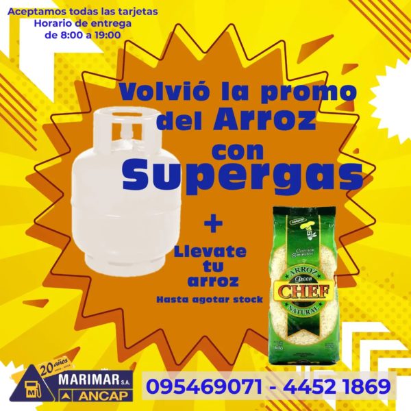 Promo Arroz con Supergás